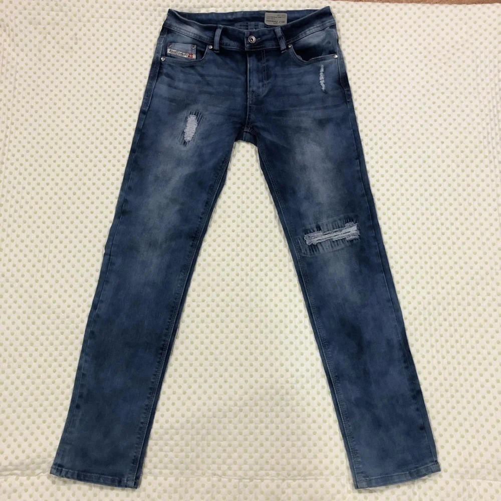 DIESEL KID THANAZ GIRLS SKINNY TRENDY JEANS SIZE 14